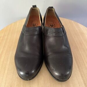 Ariat Black Leather Mules